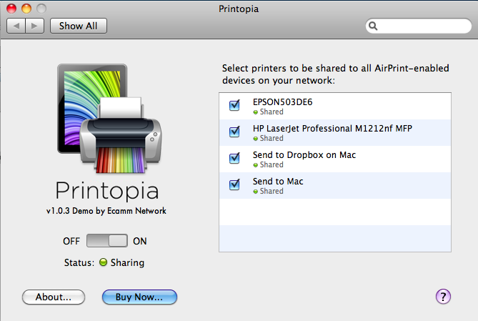 printopia for ipad free